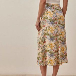 Reformation Bea Skirt Countryside Pattern - Size 10